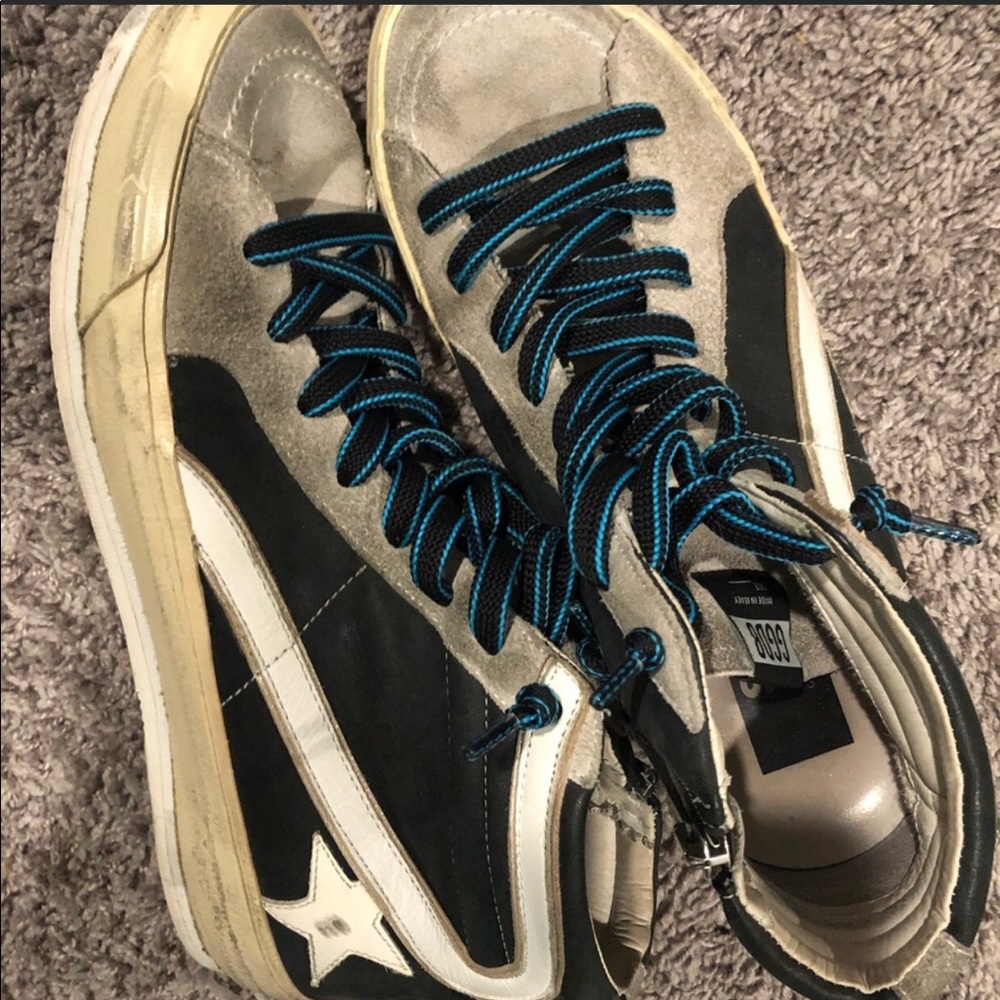 Golden goose zipper high tops